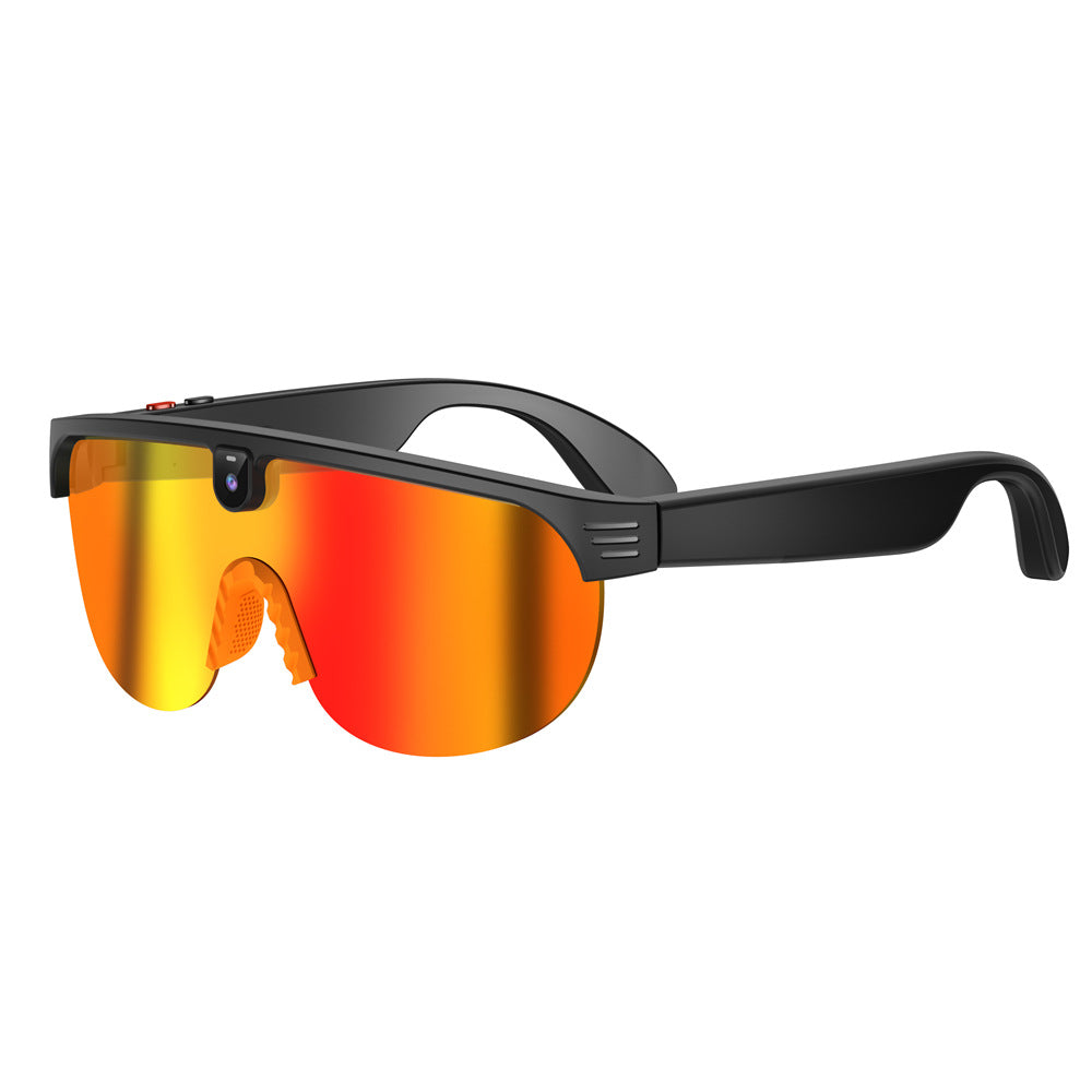 Intelligente KI-Brille | 8-MP-Kamera, 1200P-Videoaufnahme – Bluetooth-Anrufe und Musikwiedergabe für Outdoor-Sportarten wie Radfahren
