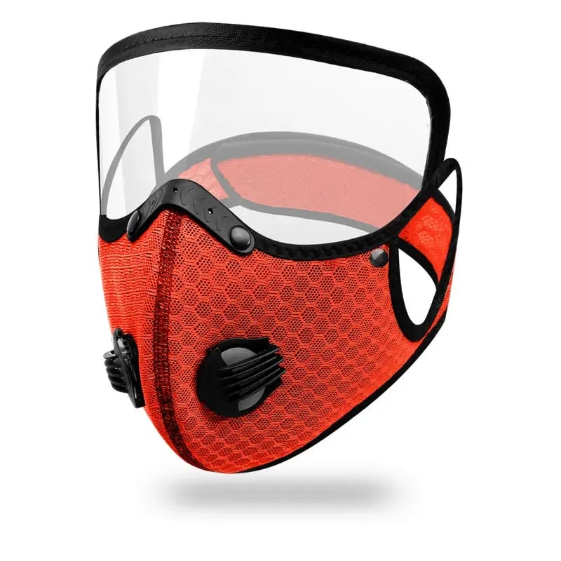 🔥 NUR NOCH 50 % RABATT -- 💖 Wiederverwendbare Staubmaske mit Kohlefilter – Für einen aktiven Lebensstil