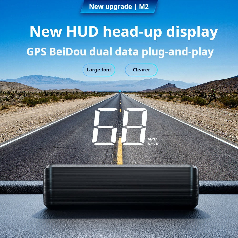 Head-Up-Display (HUD) – GPS für das Auto mit digitalem Tachometer
