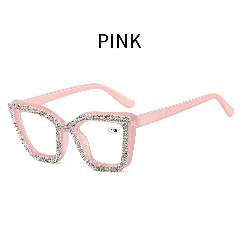 Lesebrille im Katzenaugen-Design mit Blaulichtschutz