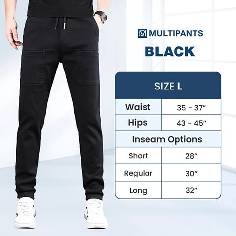 đ„ Angebot nur noch heute: 45 % Rabatt đ„° MultiPants â Hochflexible, strapazierfĂ€hige Hose mit vielen Taschen (inkl. Beintaschen)