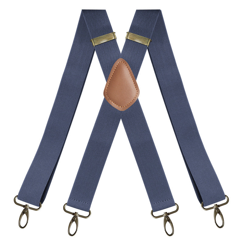 📢📢 49 % Rabatt!! ⏰ Herren-Hosenträger mit X-Rücken und Hakenclips
