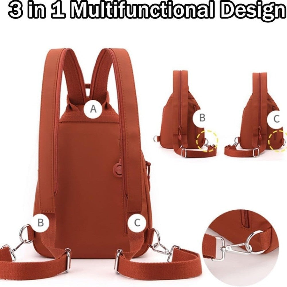 Mini-Sling Bag / Vielseitige Schulter- und Brusttasche für Damen
