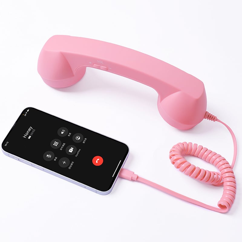 ☎️ Retro-Telefonhörer mit USB-C-Anschluss 📞