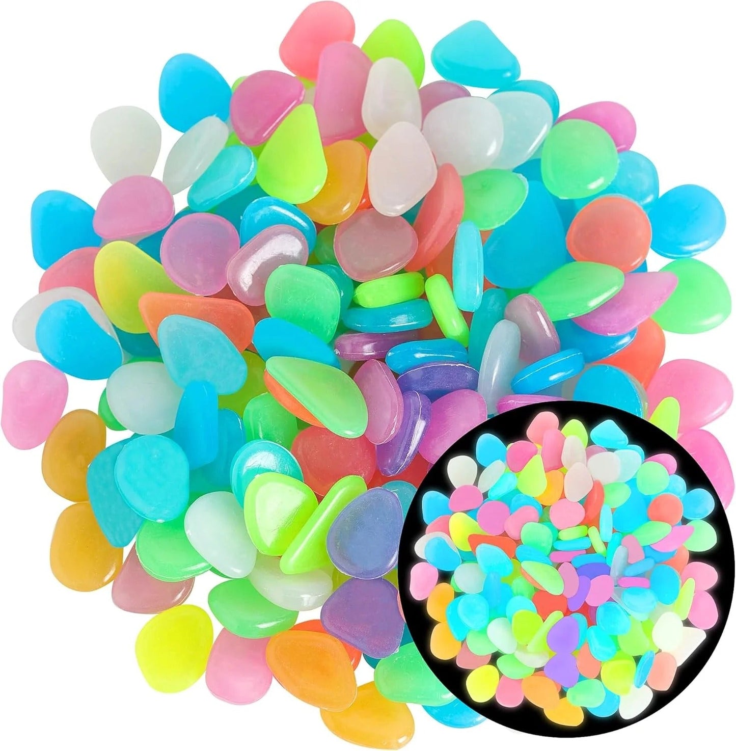 💥LETZTER TAG – 50 % RABATT💥 🌈 Bunte, im Dunkeln leuchtende Gartensteine
