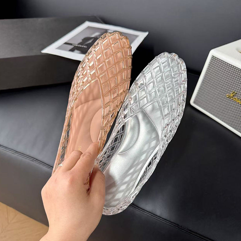 Transparente „Jelly“-Pumps für Damen / Leichte, atmungsaktive Sommerschuhe