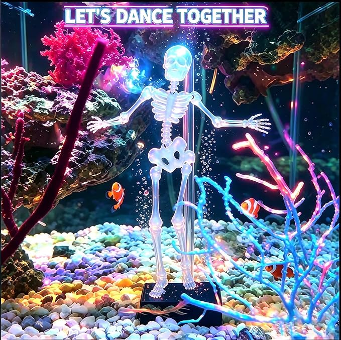 Aquarium-Tanzskelett-Sprudler-Dekoration