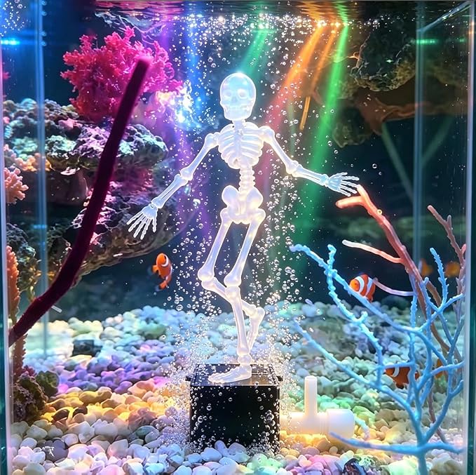 Aquarium-Tanzskelett-Sprudler-Dekoration