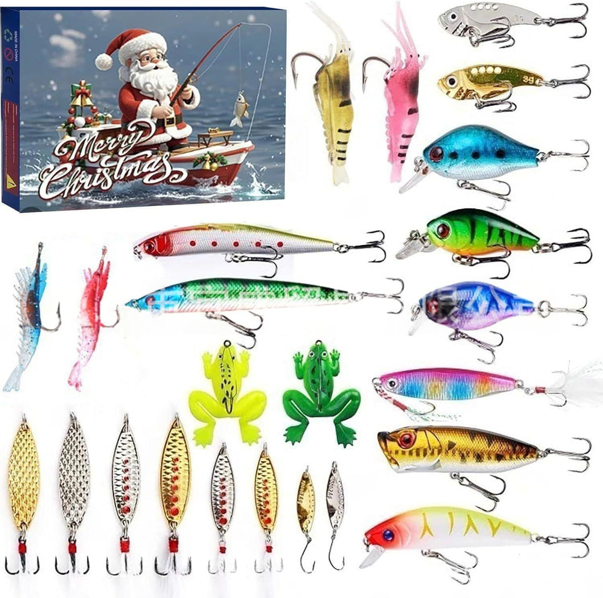 Angel-Überraschungsbox & Kunstköder-Adventskalender – Das perfekte Geschenk für Angler