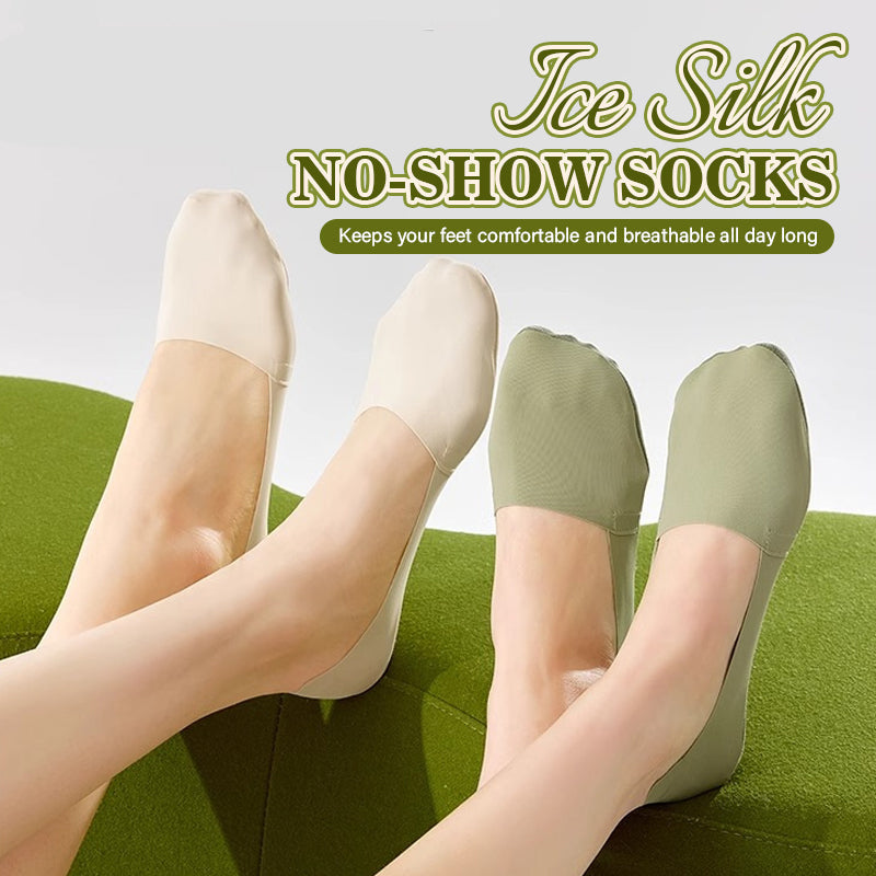 Unsichtbare Socken aus Eisseide