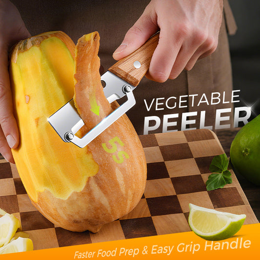 🥕 2 kaufen, 1 gratis erhalten! 🔥 Multifunktionaler Gemüseschäler für die Küche – Edelstahlklinge, ergonomischer Griff und perfekt für Obst und Gemüse ✨