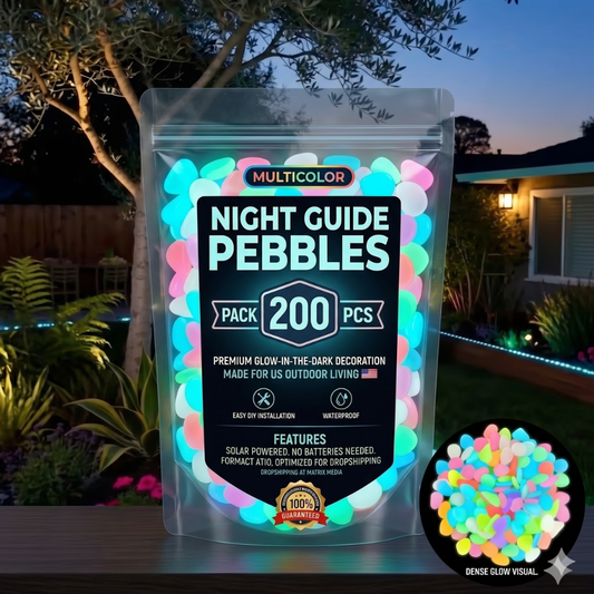 💥LETZTER TAG – 50 % RABATT💥 🌈 Bunte, im Dunkeln leuchtende Gartensteine