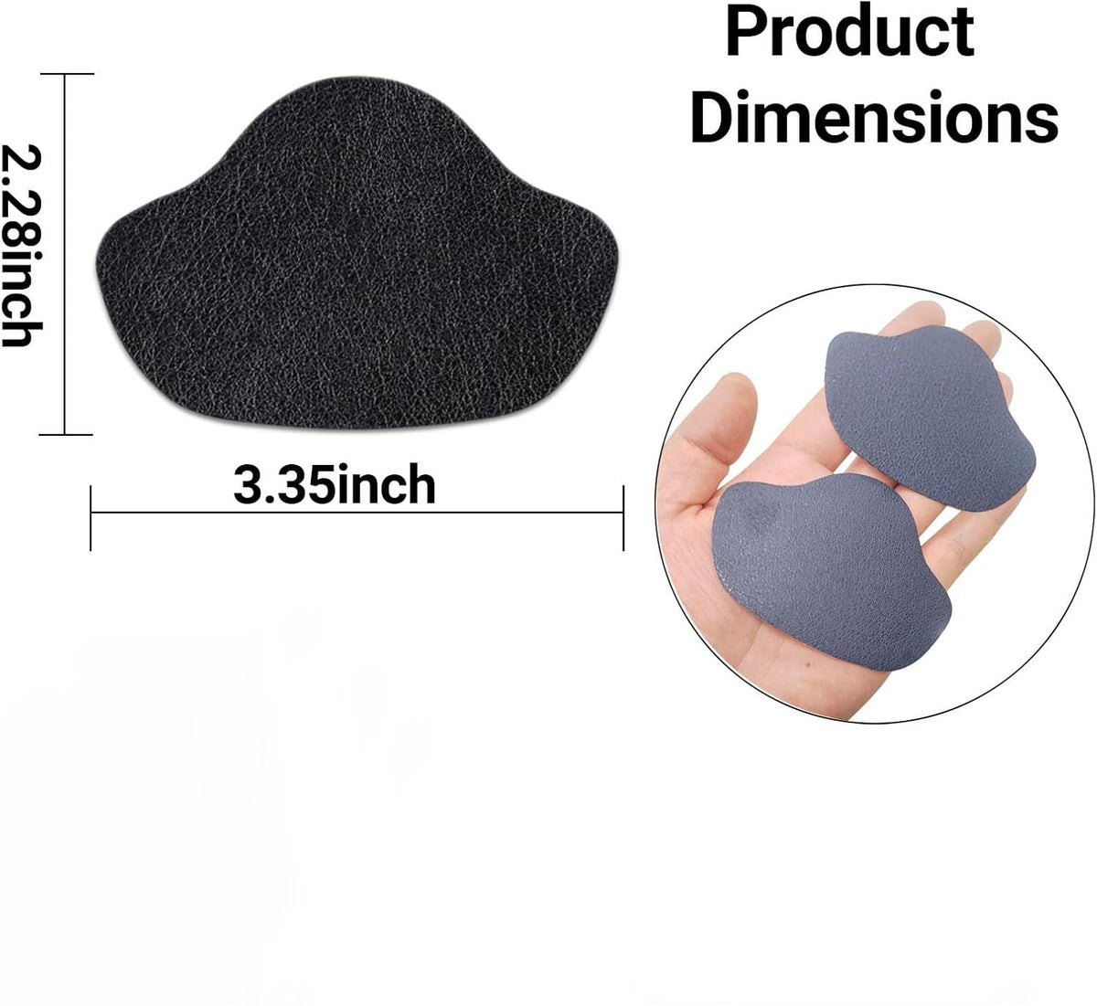 👟Mehrfarbiger, selbstklebender Flicken aus Mikrofaser-Kunstleder (6er-Pack)