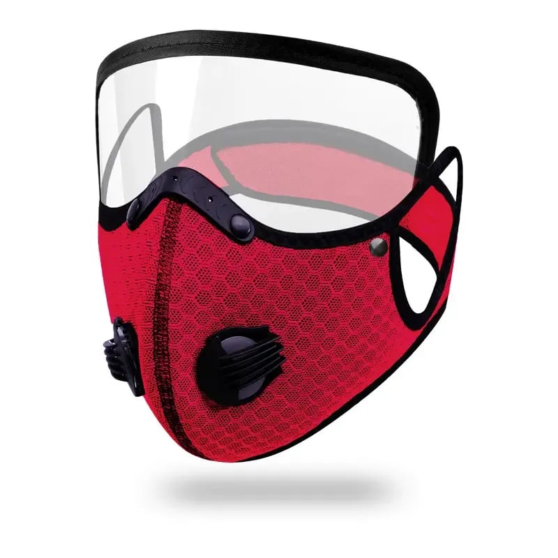 🔥 NUR NOCH 50 % RABATT -- 💖 Wiederverwendbare Staubmaske mit Kohlefilter – Für einen aktiven Lebensstil