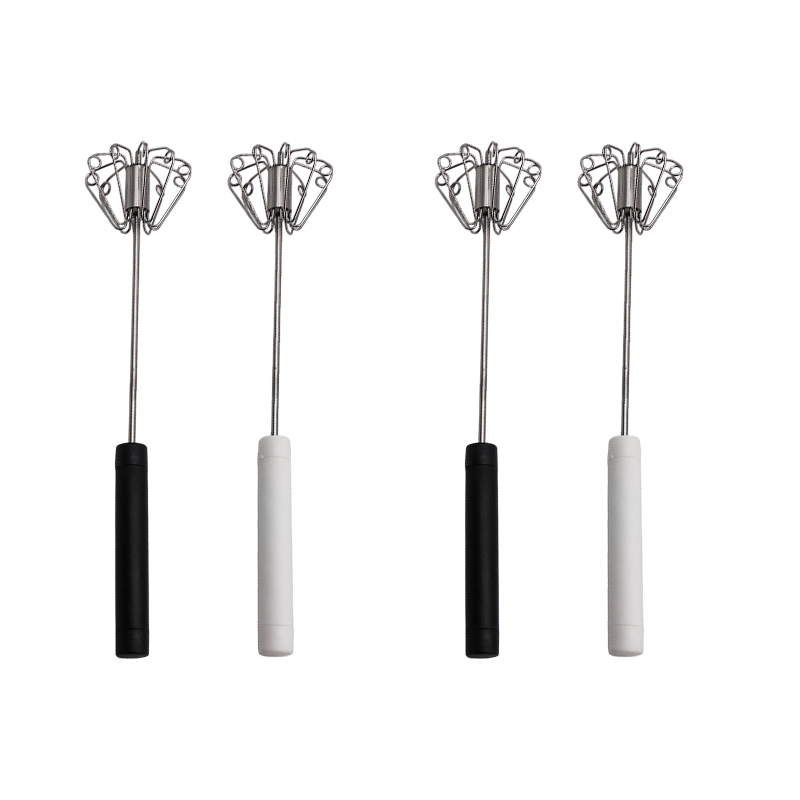 🍳 Praktischer Küchenhelfer! Druckschneebesen mit rutschfestem Griff, rostfrei und langlebig zum günstigen Preis!