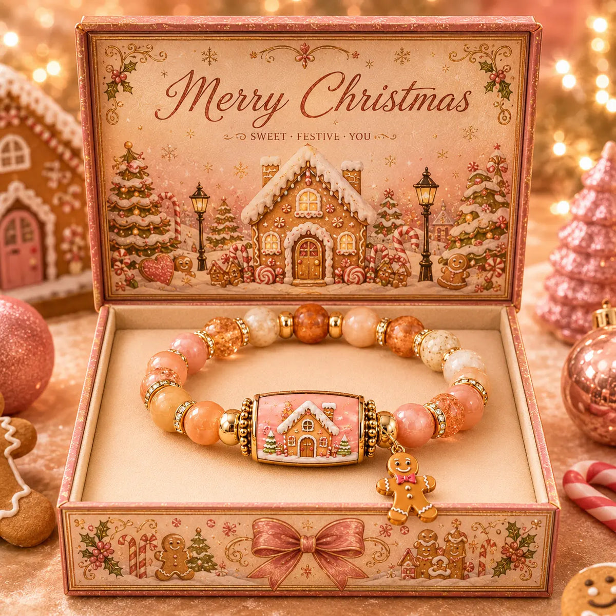 🎄 Limitierte Edition: Perlenarmband-Set „Weihnachtsgeschichte“ | Schmuck als Weihnachtsgeschenk