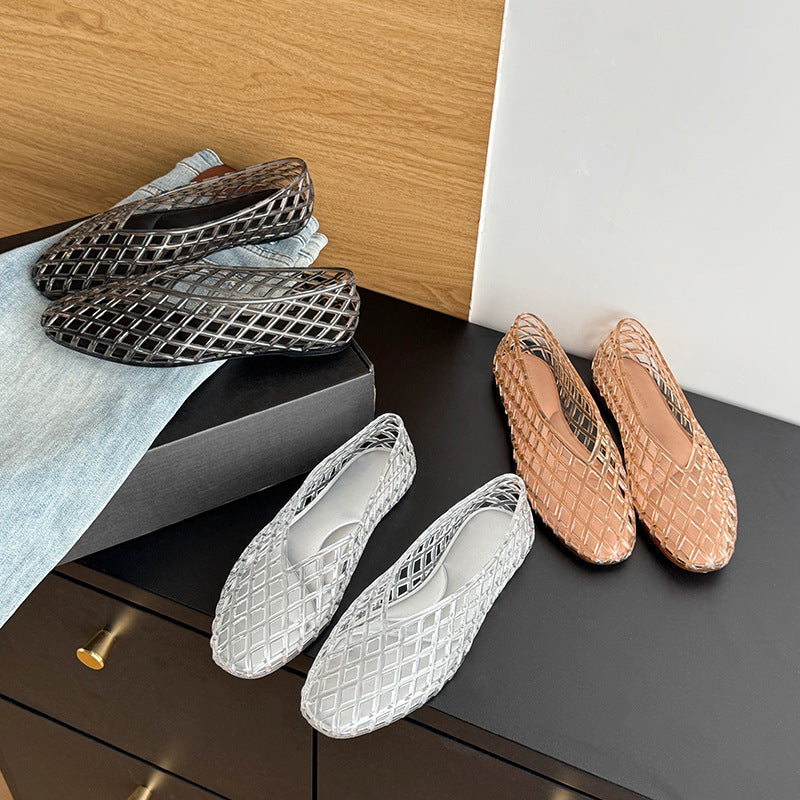 Transparente „Jelly“-Pumps für Damen / Leichte, atmungsaktive Sommerschuhe