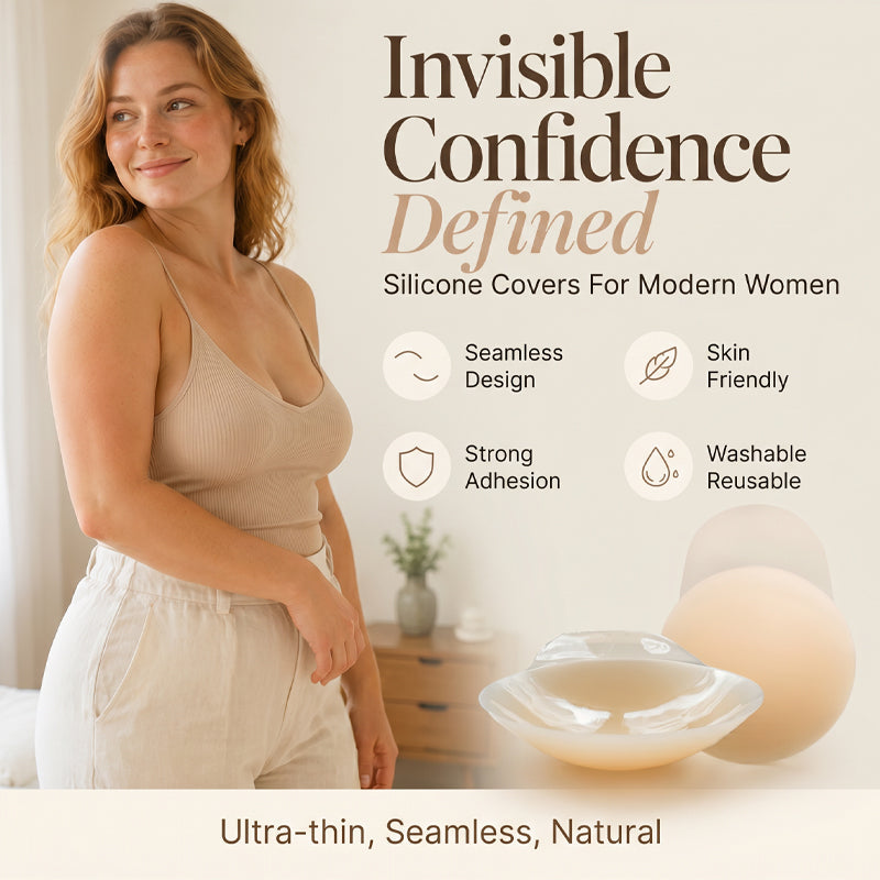 💞🌈✨Unsichtbare Klebe-Brustwarzenabdeckungen mit Lifting-Effekt für Damen