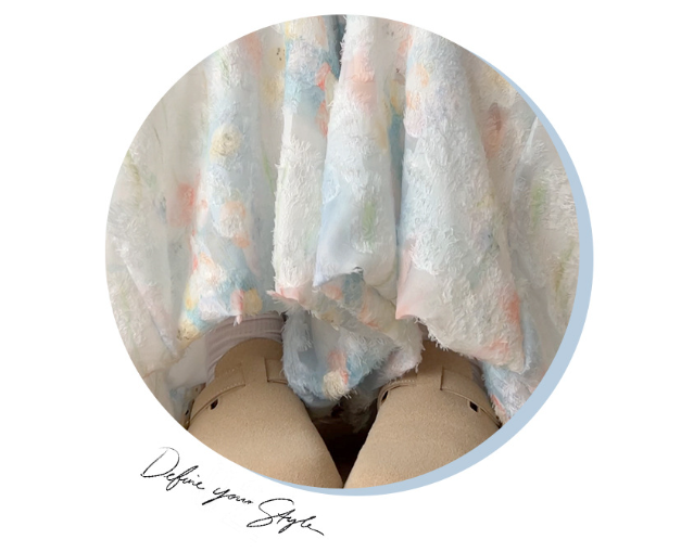„Monets Garten“ Culottes / Leichtes Modell mit weitem Bein