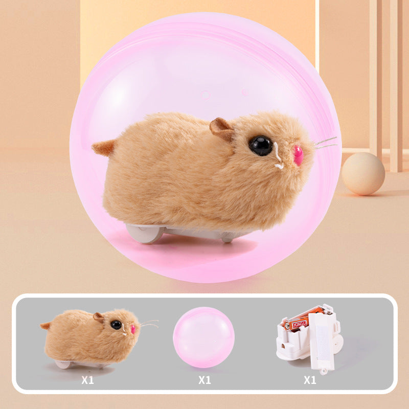 Elektrischer Hamster-Rollball / Interaktives Haustierspielzeug für Katzen, Kinder und Hunde