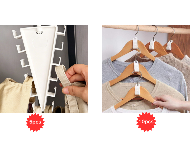 ⏳ZEITLICH BEFRISTETES ANGEBOT! 🏠 1 kaufen, 1 gratis – Dreieckiger Kleiderschrank-Organizer für Kleidung, Accessoires & mehr 💖