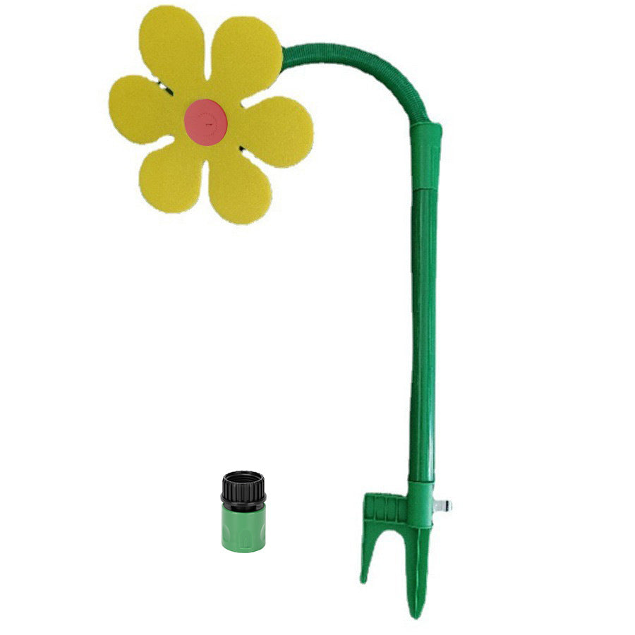 Rotierender Sonnenblumen-Sprinkler für Hunde