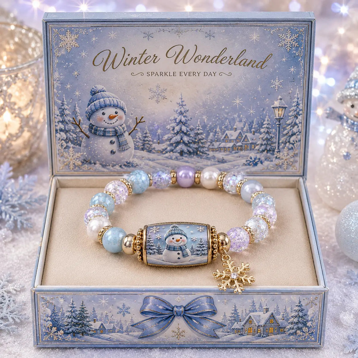 🎄 Limitierte Edition: Perlenarmband-Set „Weihnachtsgeschichte“ | Schmuck als Weihnachtsgeschenk