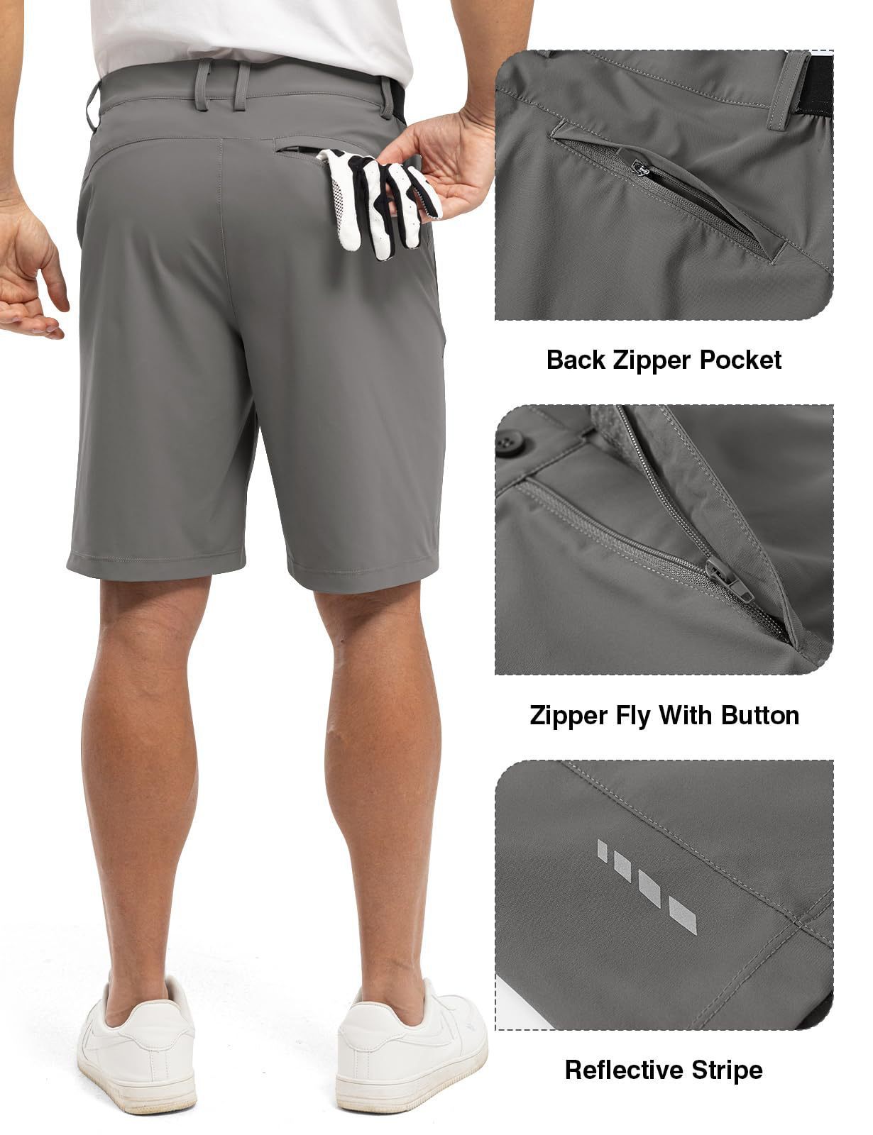⏳ NUR HEUTE: 60 % RABATT!! 📢 Herren-Golfshorts – Stretch, schnelltrocknend, lässig