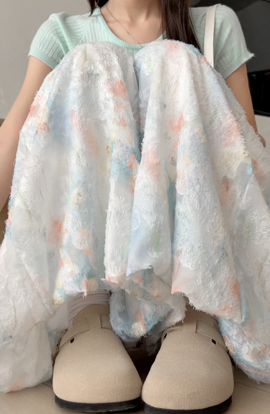 „Monets Garten“ Culottes / Leichtes Modell mit weitem Bein