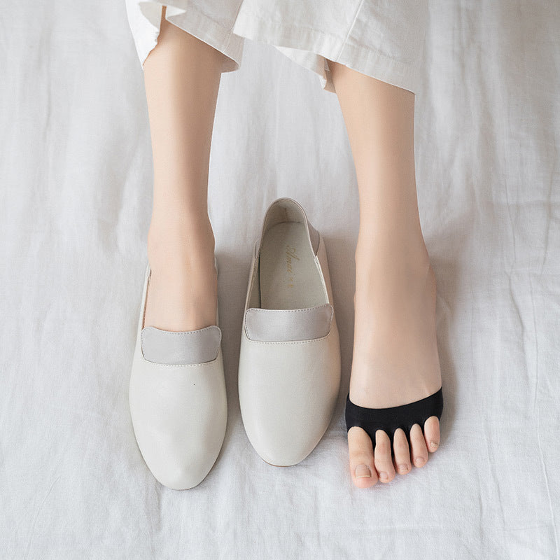 Zehensocken für High Heels / Dünne Halbsocken für Damenpumps