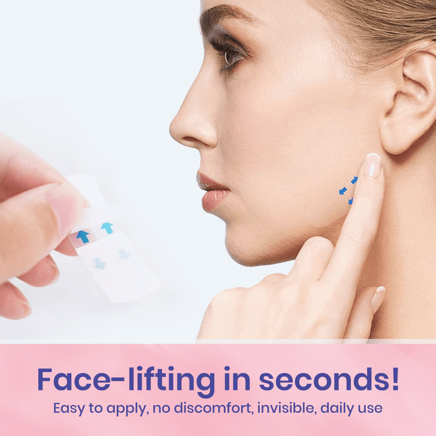 V-Face 👑 Unsichtbares Lifting-Tape