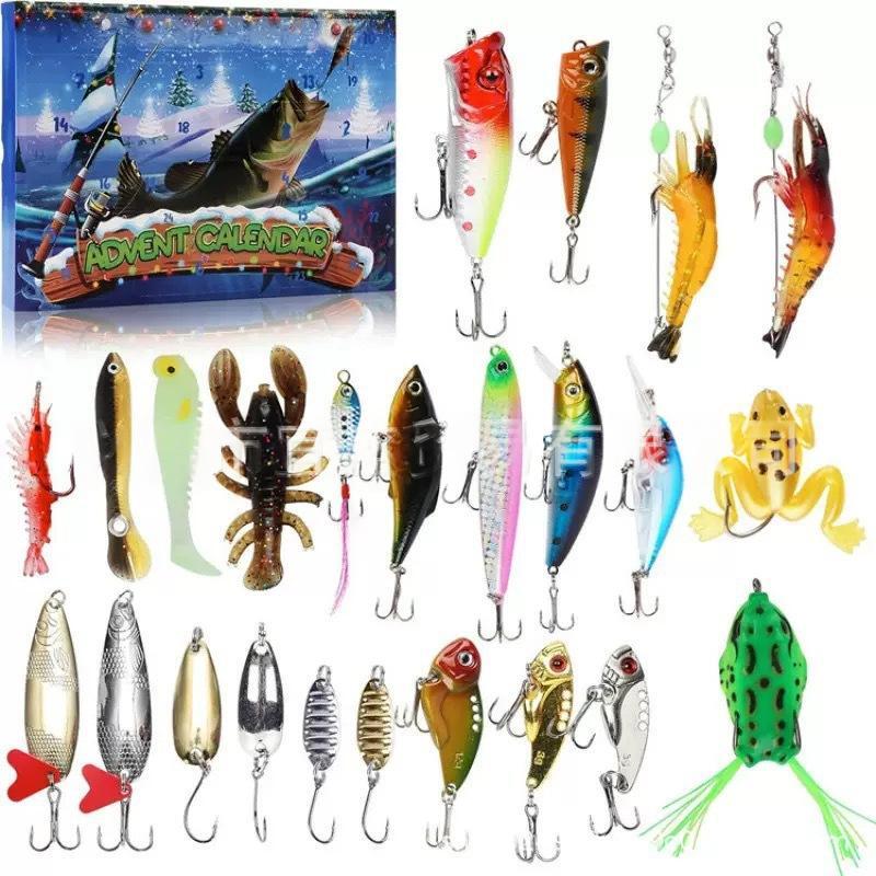 Angel-Überraschungsbox & Kunstköder-Adventskalender – Das perfekte Geschenk für Angler