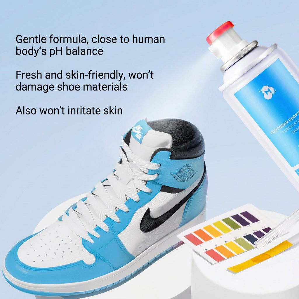 👟 Zitronen-Schuh-Deo-Spray – Beseitigt Gerüche, hemmt Bakterien und trocknet schnell.