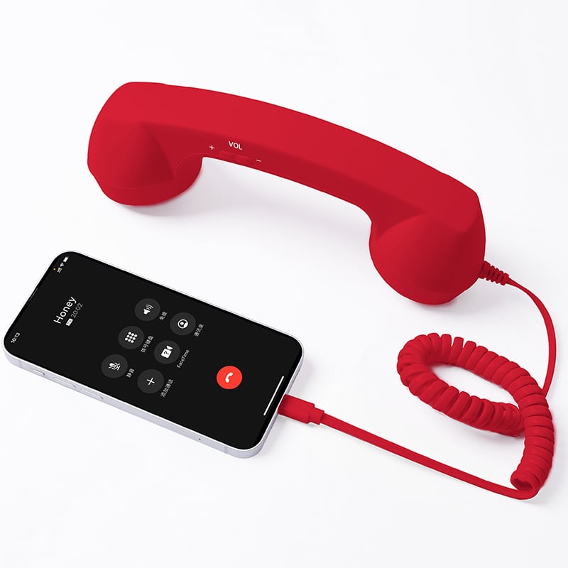 ☎️ Retro-Telefonhörer mit USB-C-Anschluss 📞