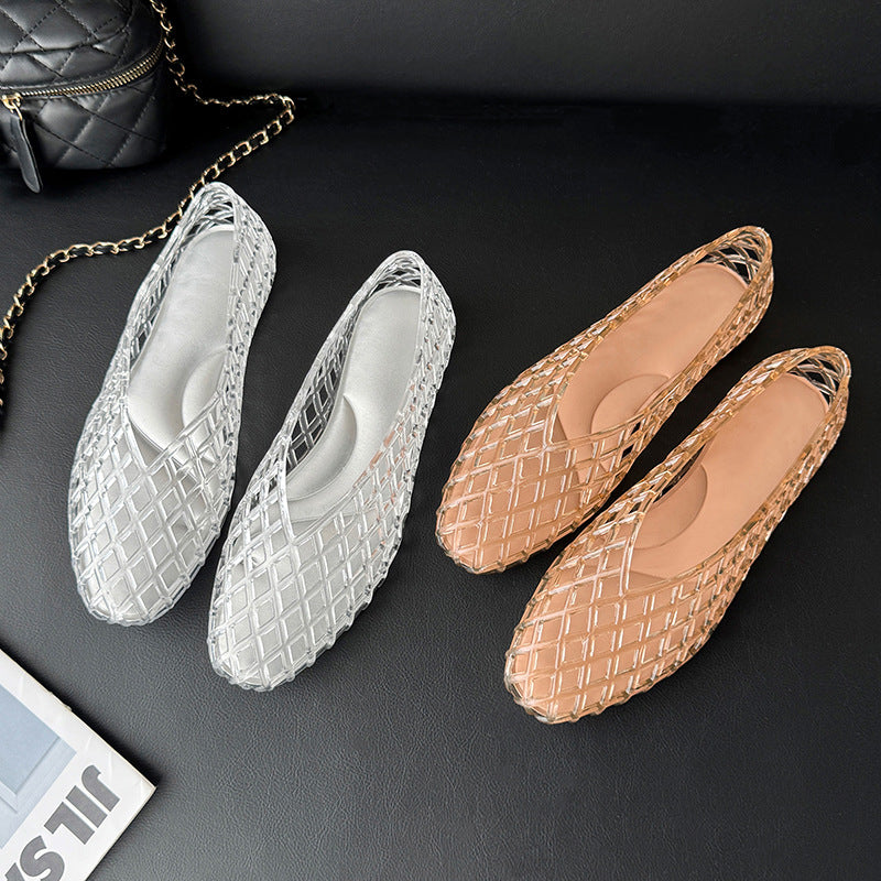 Transparente „Jelly“-Pumps für Damen / Leichte, atmungsaktive Sommerschuhe