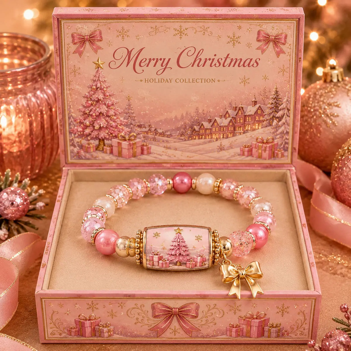 🎄 Limitierte Edition: Perlenarmband-Set „Weihnachtsgeschichte“ | Schmuck als Weihnachtsgeschenk
