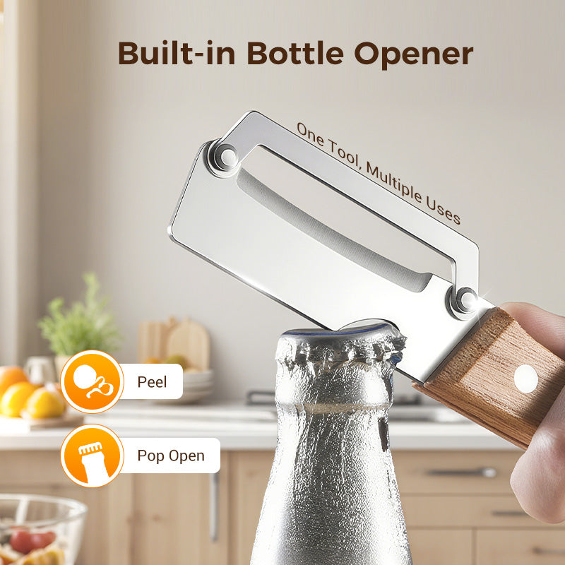 🥕 2 kaufen, 1 gratis erhalten! 🔥 Multifunktionaler Gemüseschäler für die Küche – Edelstahlklinge, ergonomischer Griff und perfekt für Obst und Gemüse ✨