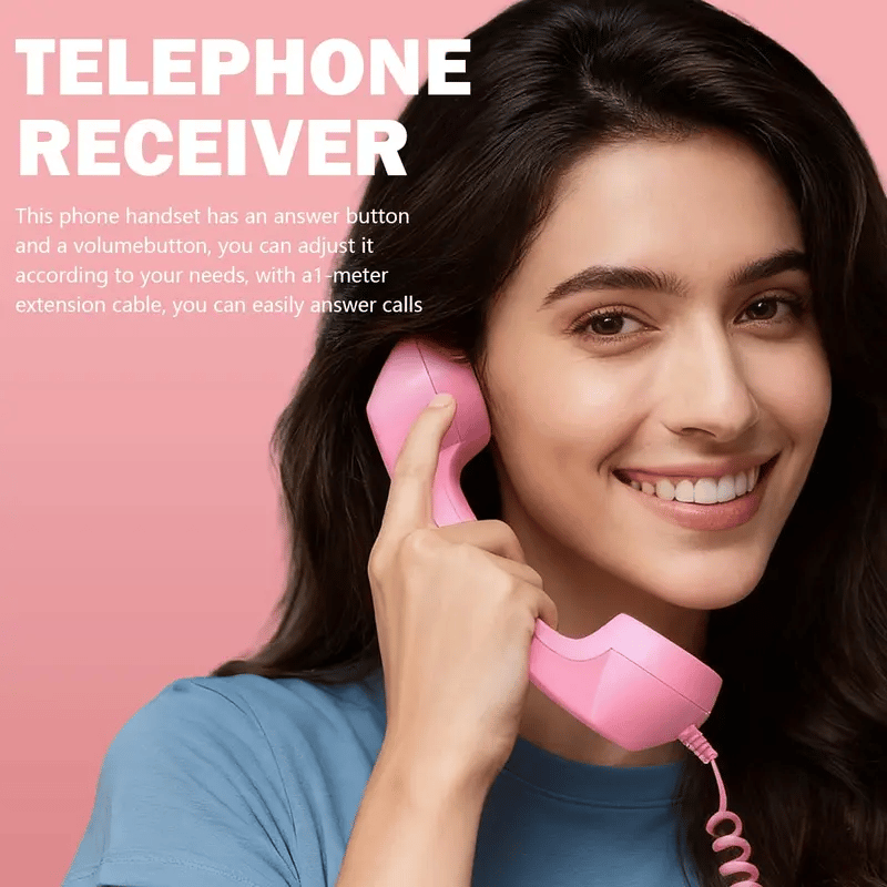 ☎️ Retro-Telefonhörer mit USB-C-Anschluss 📞