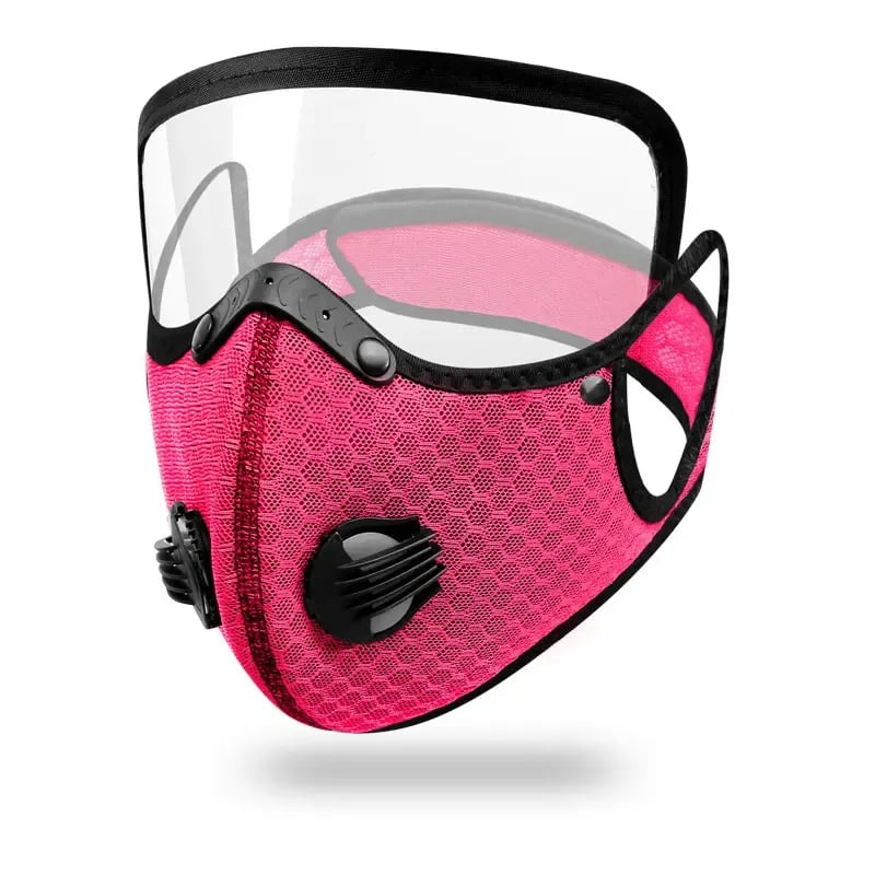 🔥 NUR NOCH 50 % RABATT -- 💖 Wiederverwendbare Staubmaske mit Kohlefilter – Für einen aktiven Lebensstil