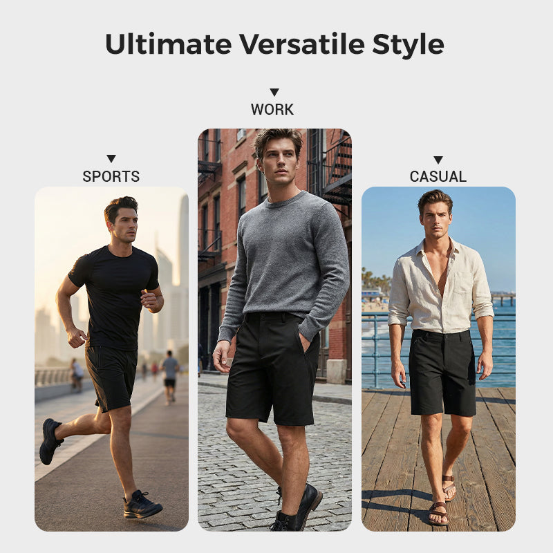 ⏳ NUR HEUTE: 60 % RABATT!! 📢 Herren-Golfshorts – Stretch, schnelltrocknend, lässig