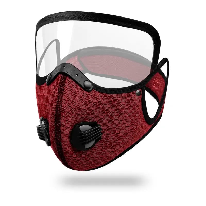 🔥 NUR NOCH 50 % RABATT -- 💖 Wiederverwendbare Staubmaske mit Kohlefilter – Für einen aktiven Lebensstil