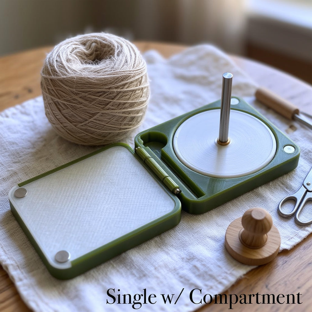 🧶 Tragbarer Garnhalter zum Häkeln und Stricken
