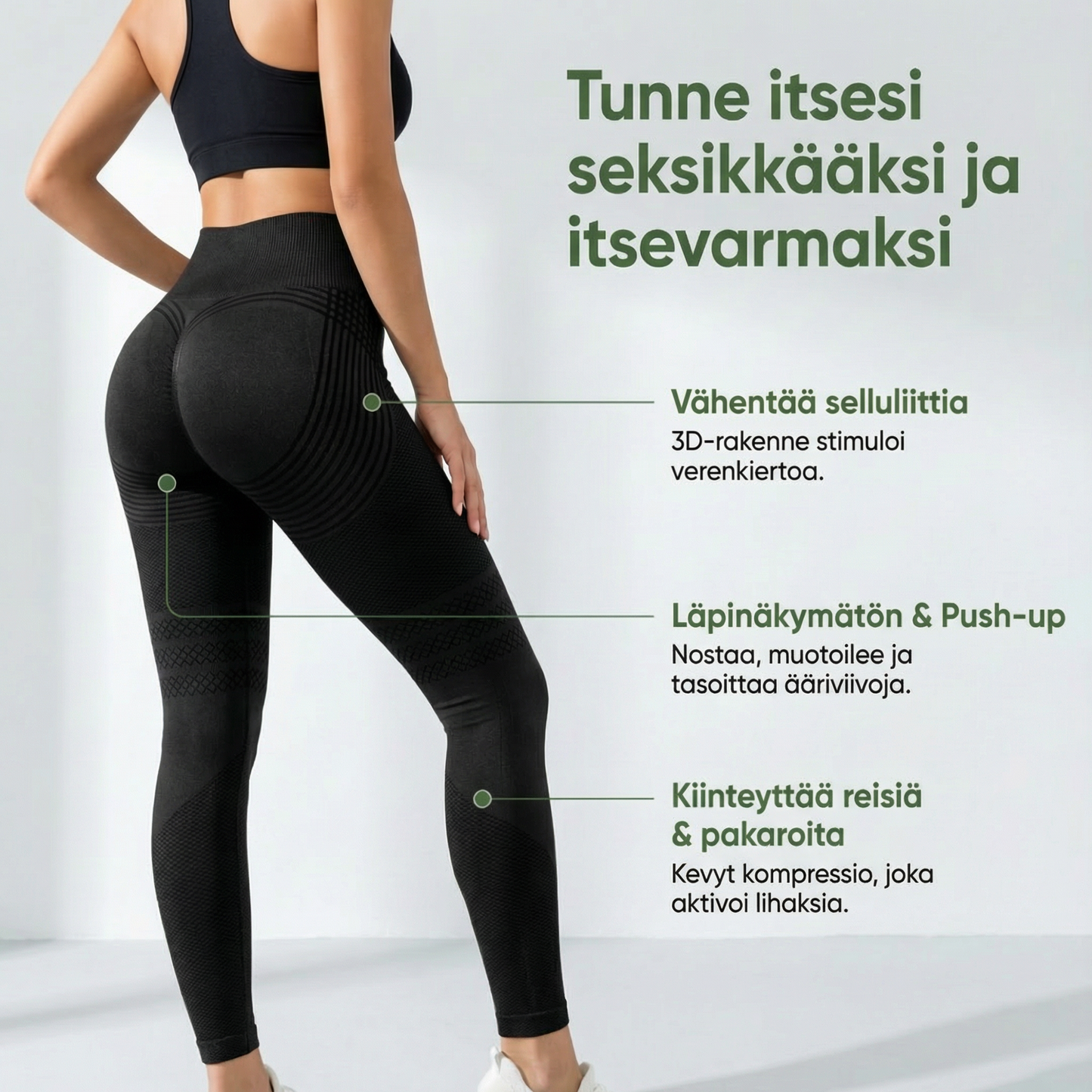 3D Sculpt Leggings – Formen Sie Ihre Silhouette mühelos