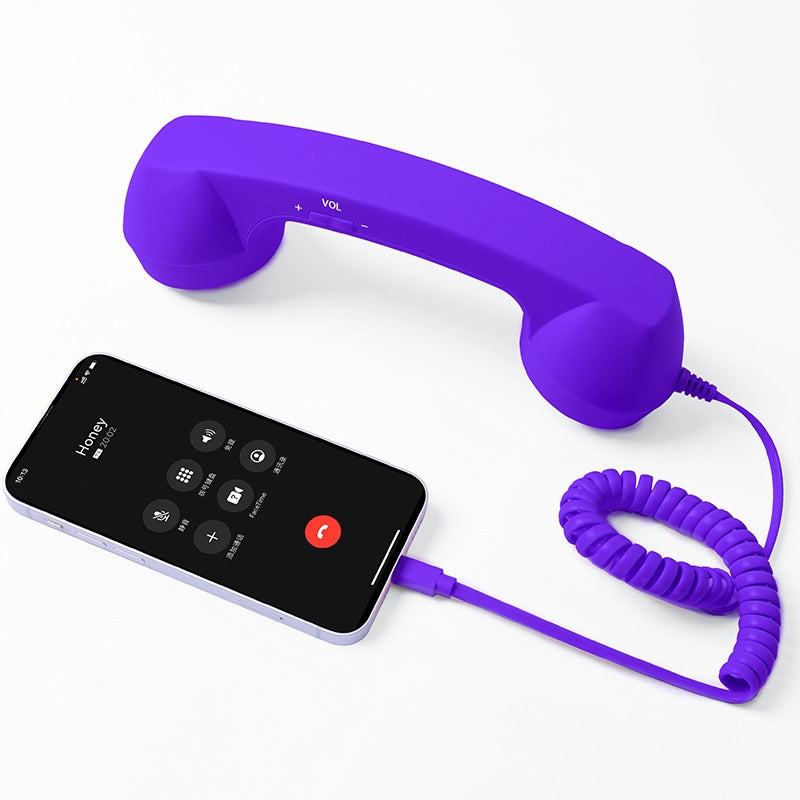 ☎️ Retro-Telefonhörer mit USB-C-Anschluss 📞