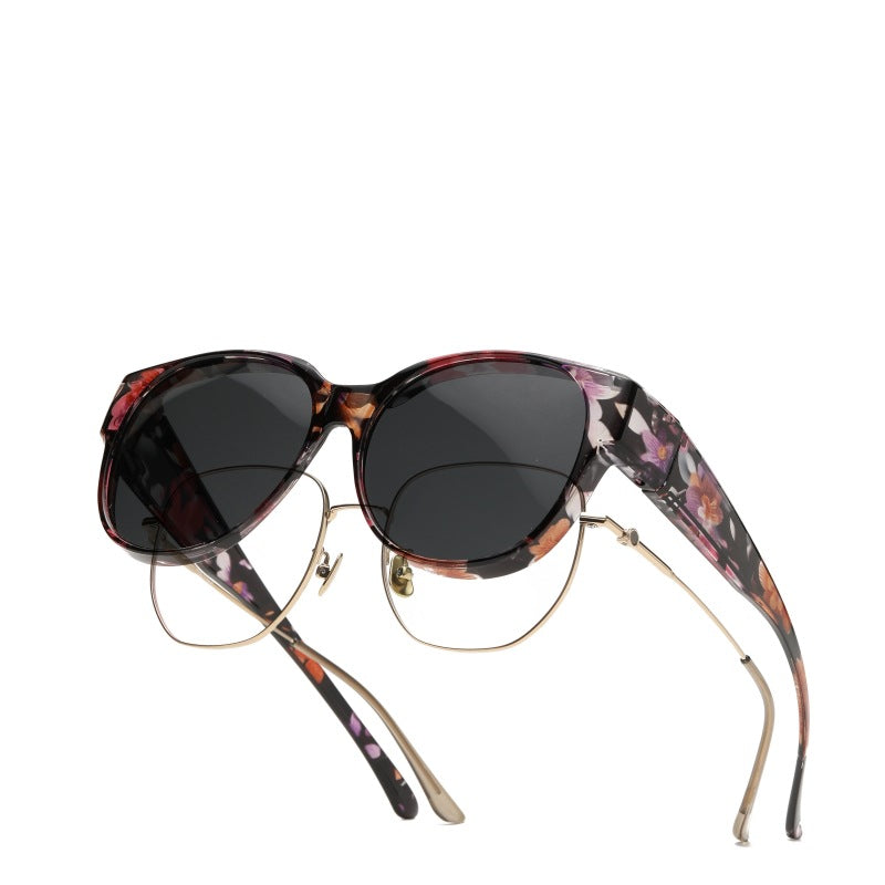 🕶 Neue XL-Cat-Eye-Sonnenbrille mit polarisierenden Gläsern und UV400-Schut
