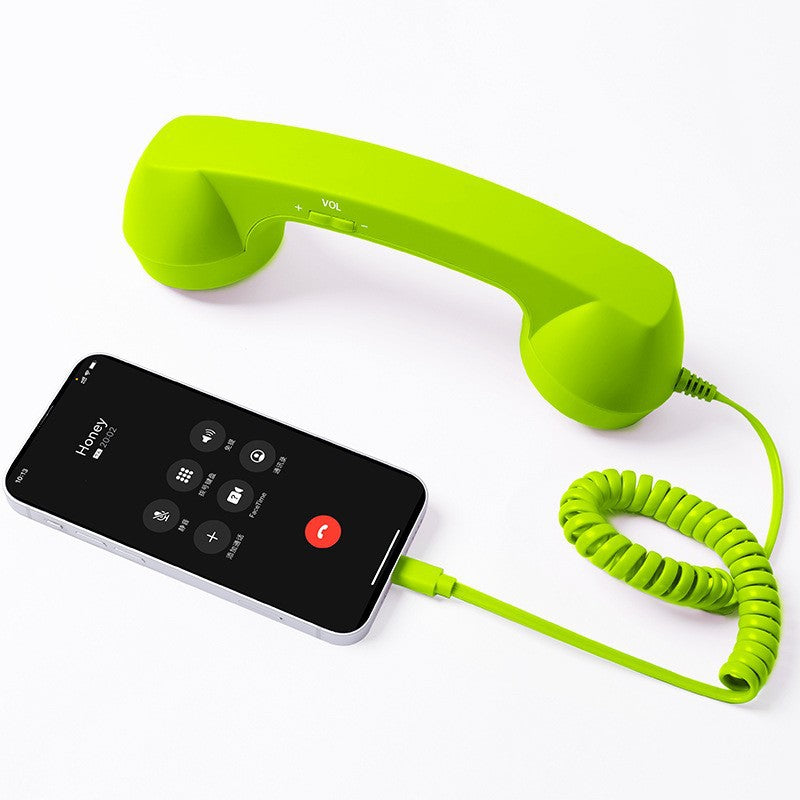 ☎️ Retro-Telefonhörer mit USB-C-Anschluss 📞
