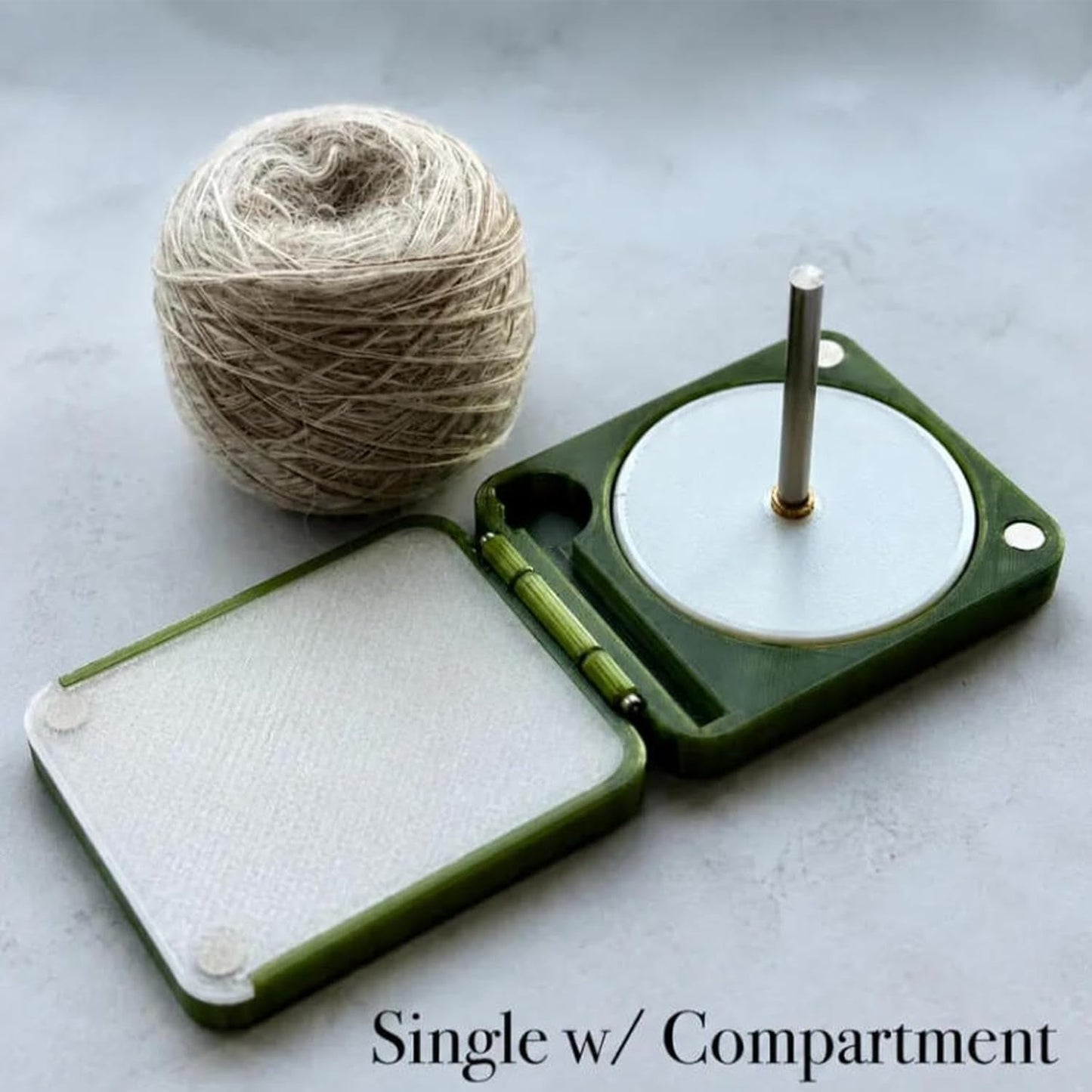 🧶 Tragbarer Garnhalter zum Häkeln und Stricken