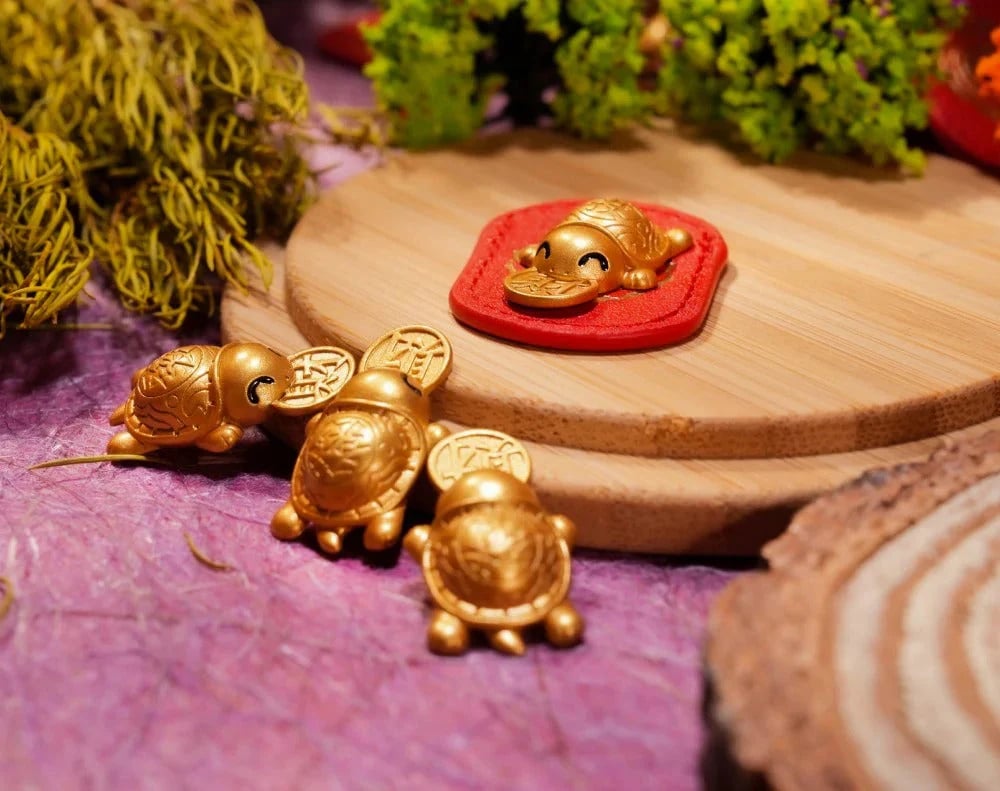 🐢Goldener Schildkröten-Anhänger 2026 – Verbeißt sich ins Glück🍀und lässt nie mehr los!