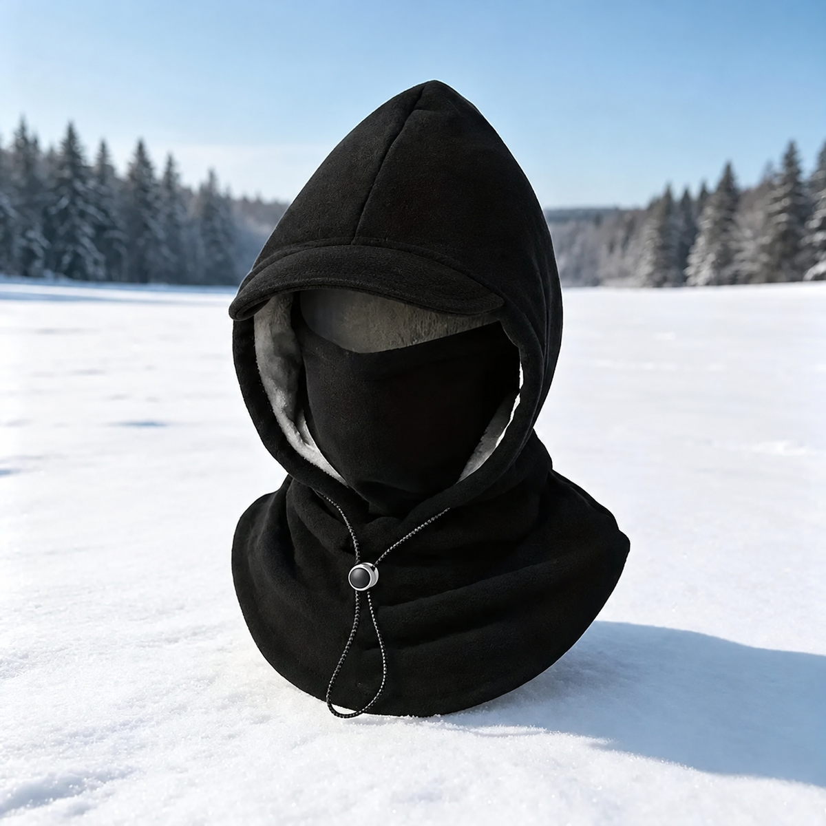 🥶 Sturmhaube aus Fleece – vollständiger Schutz für Gesicht und Hals bei Outdoor-Aktivitäten im Winter