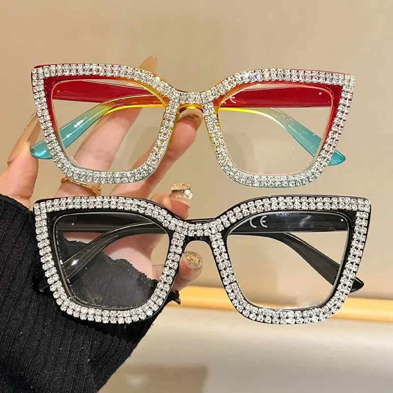 Lesebrille im Katzenaugen-Design mit Blaulichtschutz